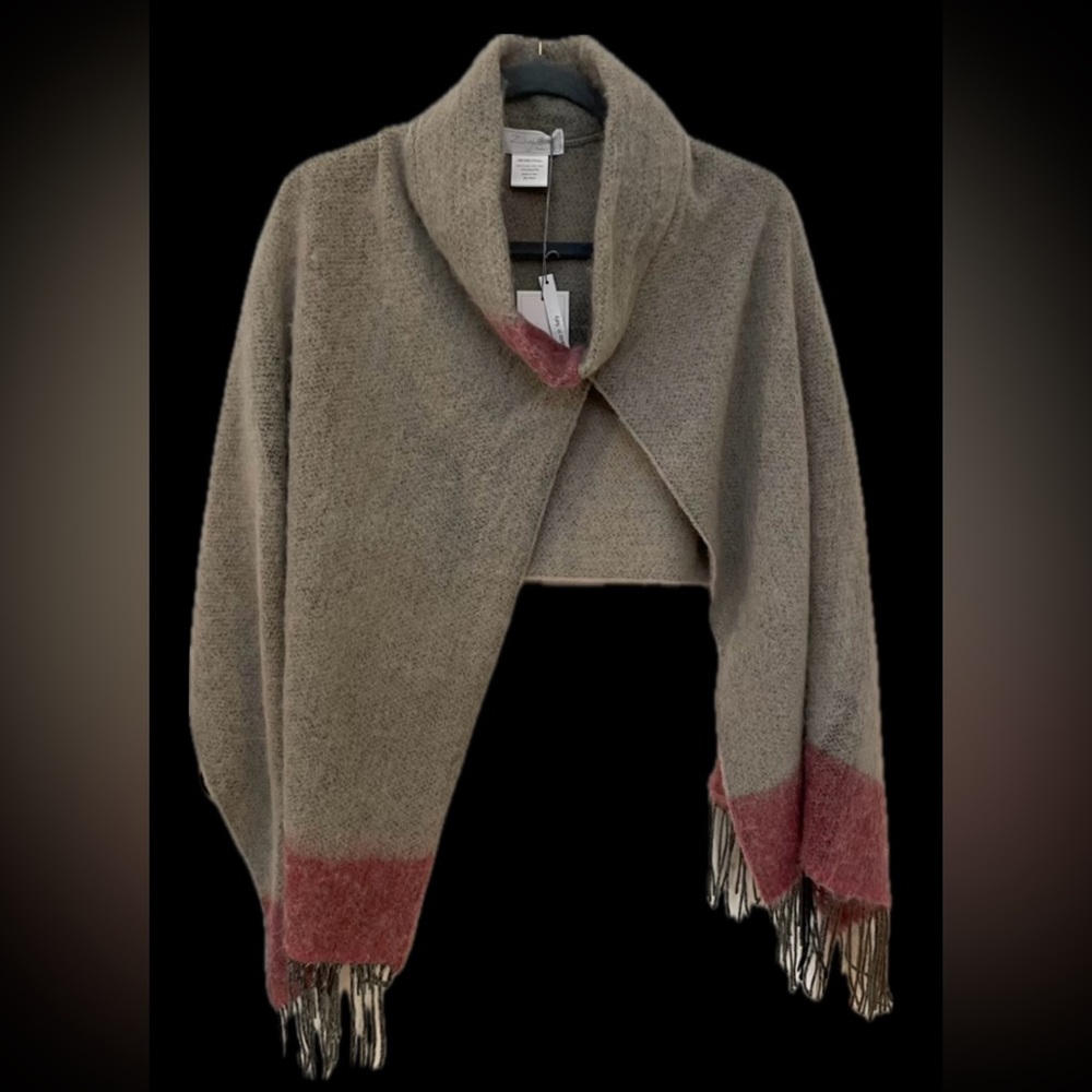 Zighilli, NWT,OS Unique Pullover Wrap 🇮🇹 Perfect for Chilly Nights,MSRP $98